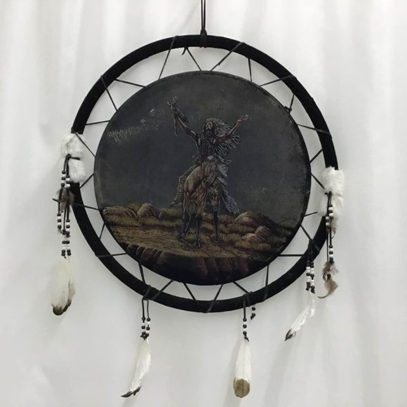 War Shield Dreamcatcher Art - Picture 1 of 4